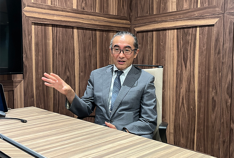 インタビュー写真